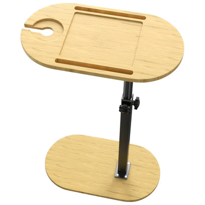 US Local Bath Tub Tray Table, Liftable Freestanding Bamboo Bath Tray Caddy For Tub Against Wall, Bath Table Tray Tub Shelf Bathroom Organizer Shelf For Luxury Spa, Bath Home Spa Bathtub Accessories