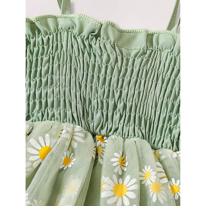 US Local Newborn Infant Baby Girl Summer Outfits Romper Dress Floral Jumpsuit With Bow Headband Set