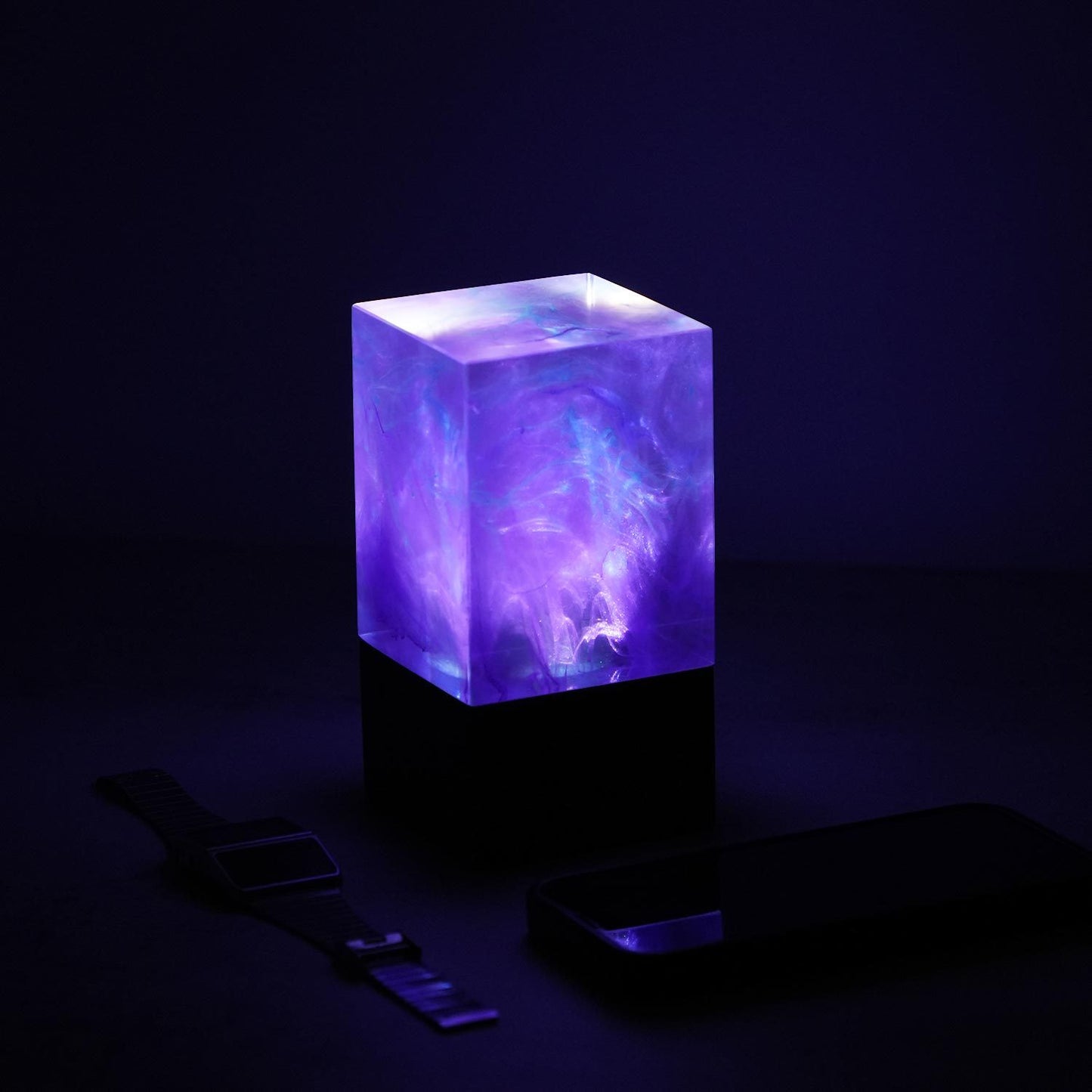 US Local Galaxy Cube - Purple Handcrafted Ambient Lamp