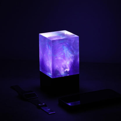 US Local Galaxy Cube - Purple Handcrafted Ambient Lamp