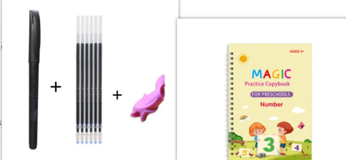 Hot Selling Preschool Hard Pen And Groove Copybook Practice Copybook For Children In English