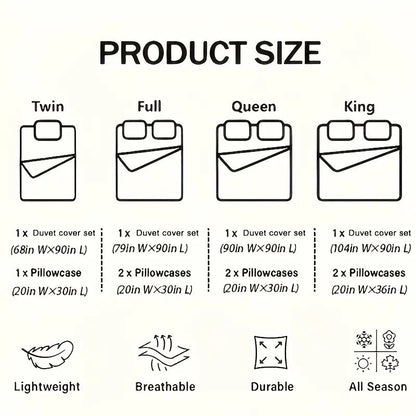 US Local Haoyijia Big Flower Duvet Cover