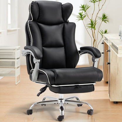 US Local Office Desk Chair With Foot Rest Tall And Big 300LB