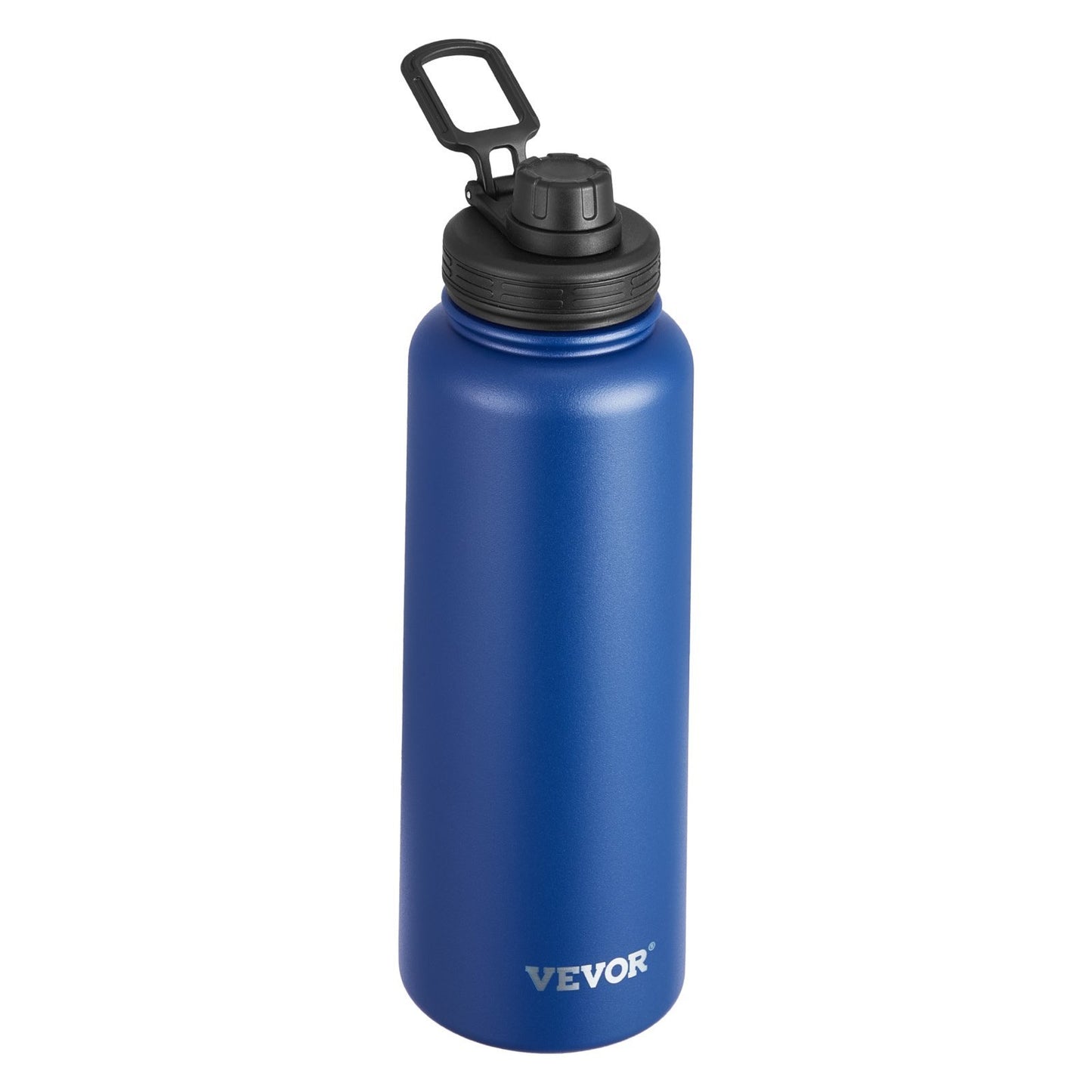 US Local 40 Oz Insulated Water Bottle Stainless Steel With Wide Mouth Lid Blue