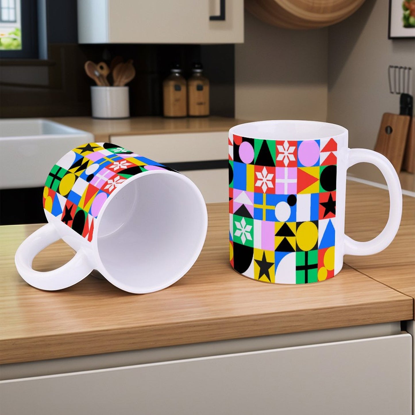 POD US Local White mug with full print, Christmas 0034