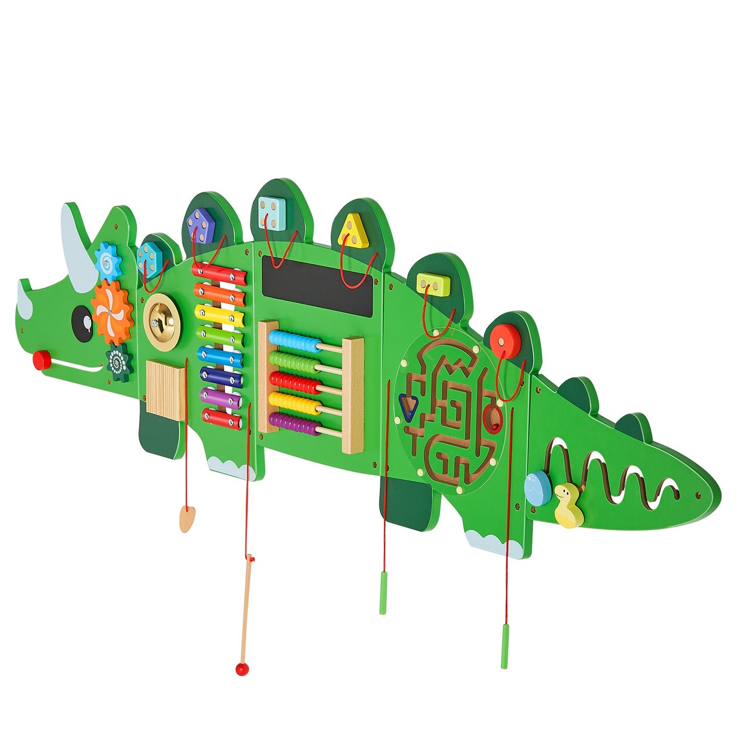 US Local Dinosaur Activity Wall Busy Board Panels 11 Activities Sensory Wall Panel