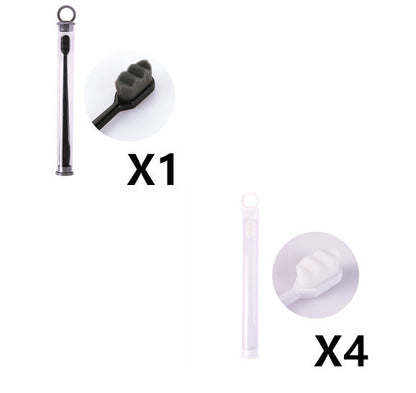 US Local Ultra-fine Toothbrush Super Soft Bristle Deep Cleaning Brush Portable For Oral Care Tools Teeth Care Oral Cleaning Travel