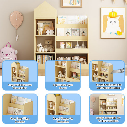 US Local Wooden Children's Bookshelf