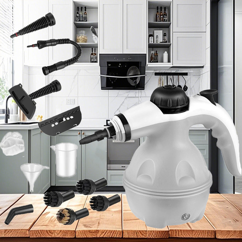 US Local Grenade Steam Cleaner, Pressurized Handheld Cleaner For Household Use, Equipped With 12 Accessories, For Multiple Surfaces And A Powerful Home Steam Machine For Cleaning In Various Scenarios.