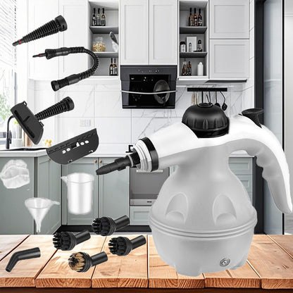 US Local Grenade Steam Cleaner, Pressurized Handheld Cleaner For Household Use, Equipped With 12 Accessories, For Multiple Surfaces And A Powerful Home Steam Machine For Cleaning In Various Scenarios.