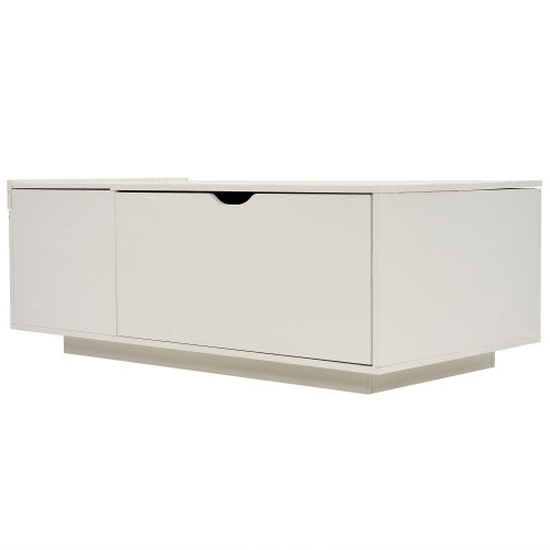 UK Local Lift Up Coffee Table, Coffee Table With Drawer, Wooden Tea Tables Sofa End Tables For Living Room Furniture , White