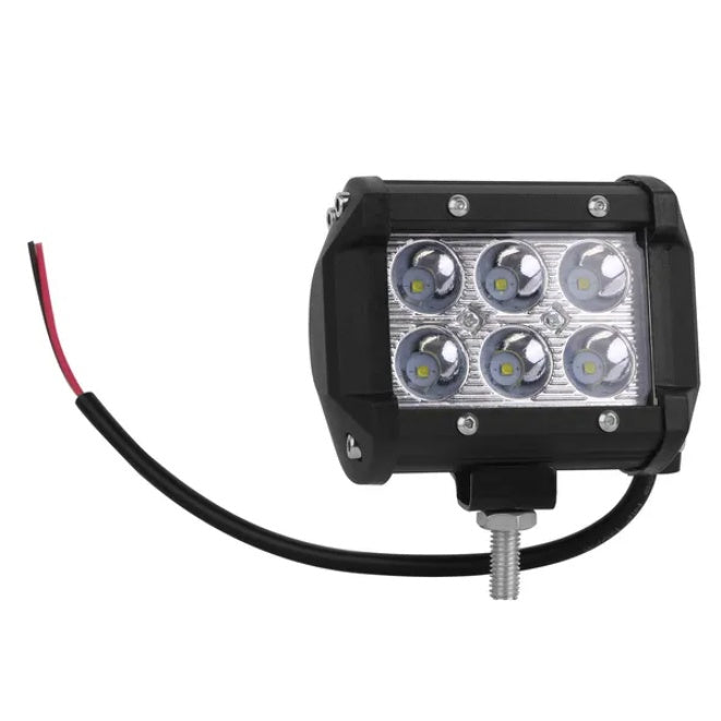 US Local 4 PCS 4in 18W Dual Row LED Spot Light Pod Cube Light