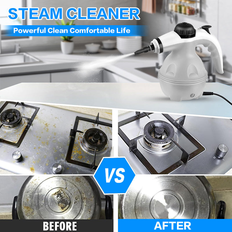 US Local Grenade Steam Cleaner, Pressurized Handheld Cleaner For Household Use, Equipped With 12 Accessories, For Multiple Surfaces And A Powerful Home Steam Machine For Cleaning In Various Scenarios.