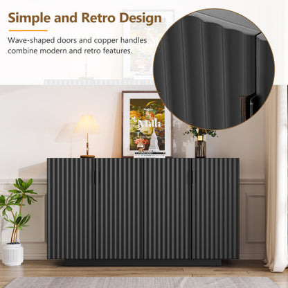 US Local Wave Doors, Ample Storage Space, Sideboard