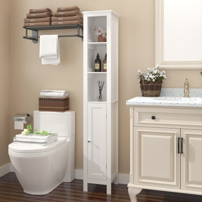 US Local 66.92 Inch Tall Bathroom Storage Cabinet