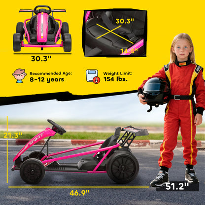 US Local 24V 7AH Kids Electric Go Kart