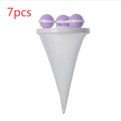Washing Machine Lint Catcher Filter Pouch Hair Removal Laundry Ball Hair Lint Catcher Catchers Float Filter Clothes Cleaning Ball Accessories