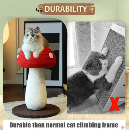 Large Size Cat Scratching Board, 23.6 Inch L Shape Cat Scratching Pad Wall Mounted, Cat Scratching Board With Ball Toy For Indoor Cats To Play