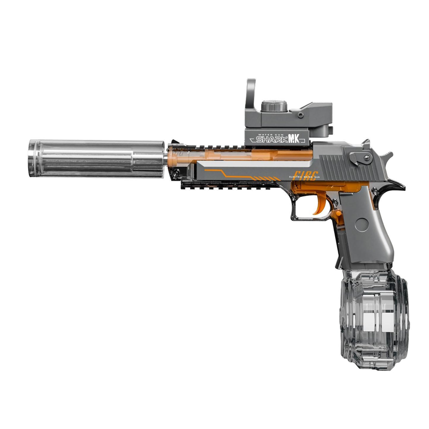 US Local Transparent Desert Eagle Electric Water Gun - The Perfect Gift For Summer Holidays, Safe And Fun To Play