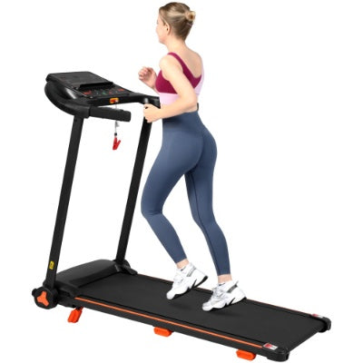 US Local NEW Treadmills For Home, 2.5HP Quiet Folding Treadmill With Heart Rate Sensor, 300lbs Weight Capacity, 7.5MPH, Incline Treadmill With USB Charge Station Bluetooth Speaker, 6 Shock-Absorbing