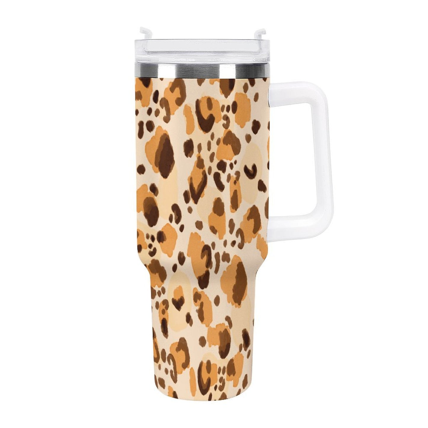 PHDT00202 POD US Local Tumbler 40 oz Large Capacity Car Cup Leopard