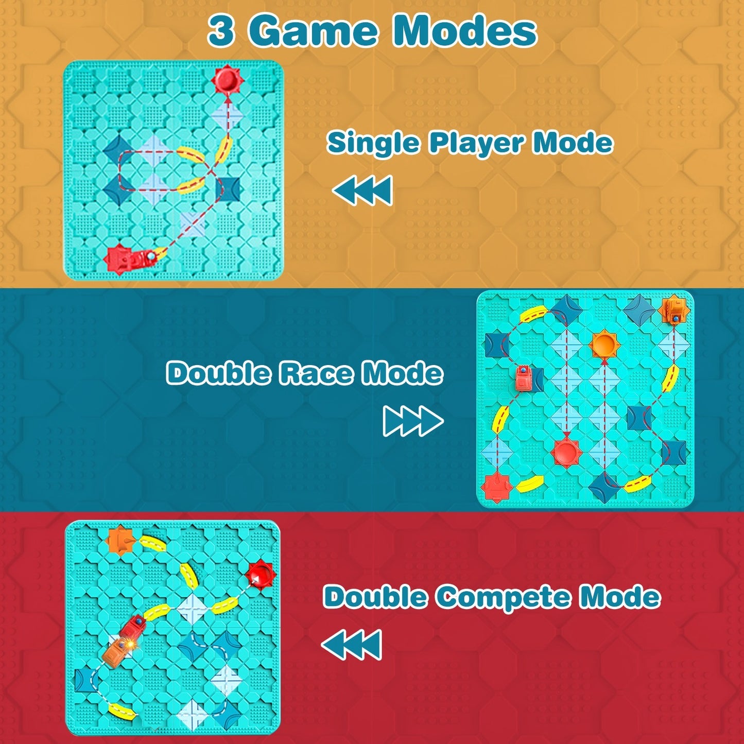 US Local 1Pc Kids Logical Road Builder Toy Brain Teasers Puzzles Montessori Toys Preschool Educational Learning Toys Puzzle STEM Board Game For 3 To 8 Years Old Boys Girls Birthday Gift