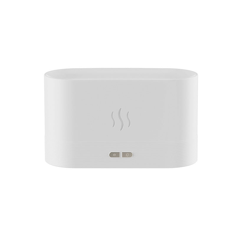 Aroma Diffuser With Flame Light Mist Air Humidifier Aromatherapy Diffuser With Waterless Auto-Off Protection For Spa Home Yoga Office