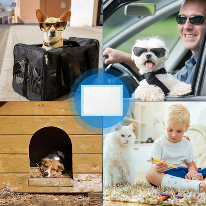 US Local 50Pcs Per Set Dog Training Pads Puppy Pee Pads Cat Wee Mats Potty-Train 24in X 18in M