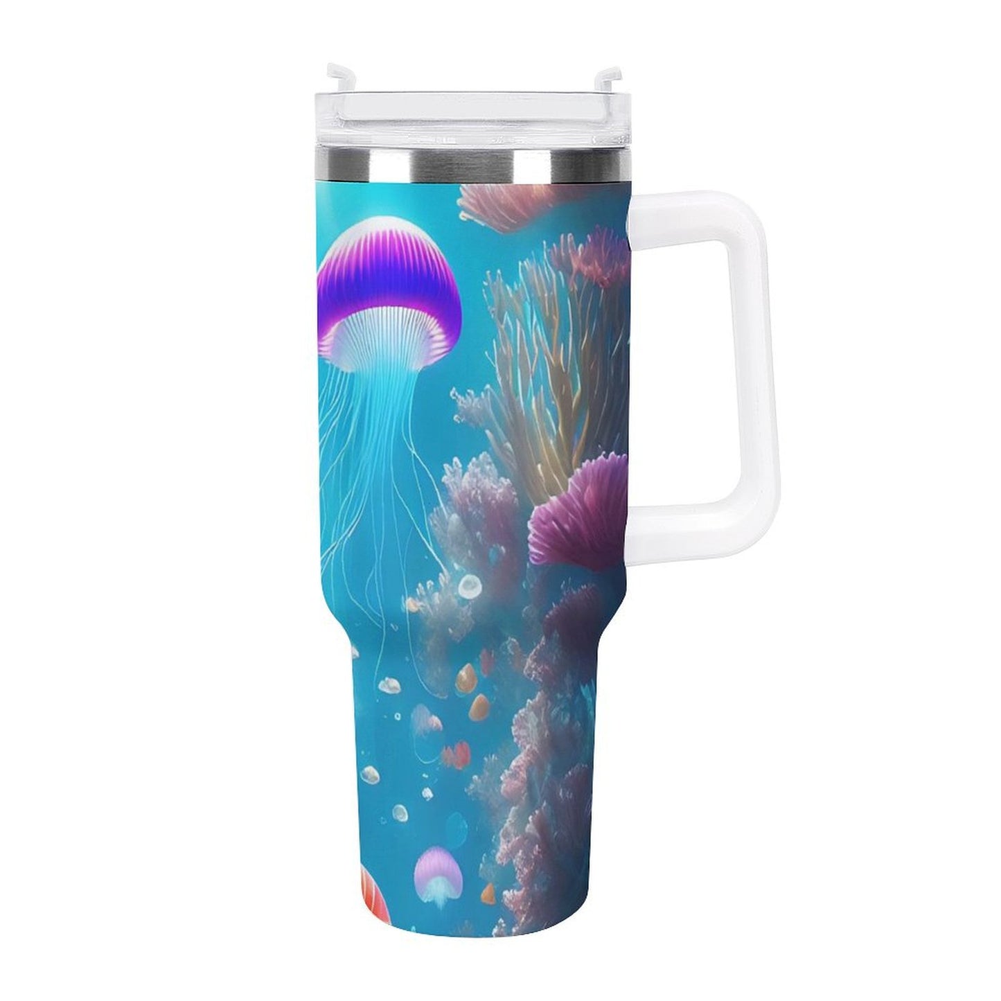 PHDT00040 POD US Local Tumbler 40 oz Large Capacity Car Cup Jellyfish, Dreams, Ocean