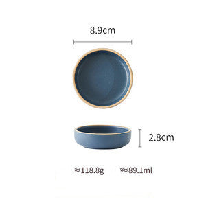 US Local Pure Color Matte Ceramic Plate
