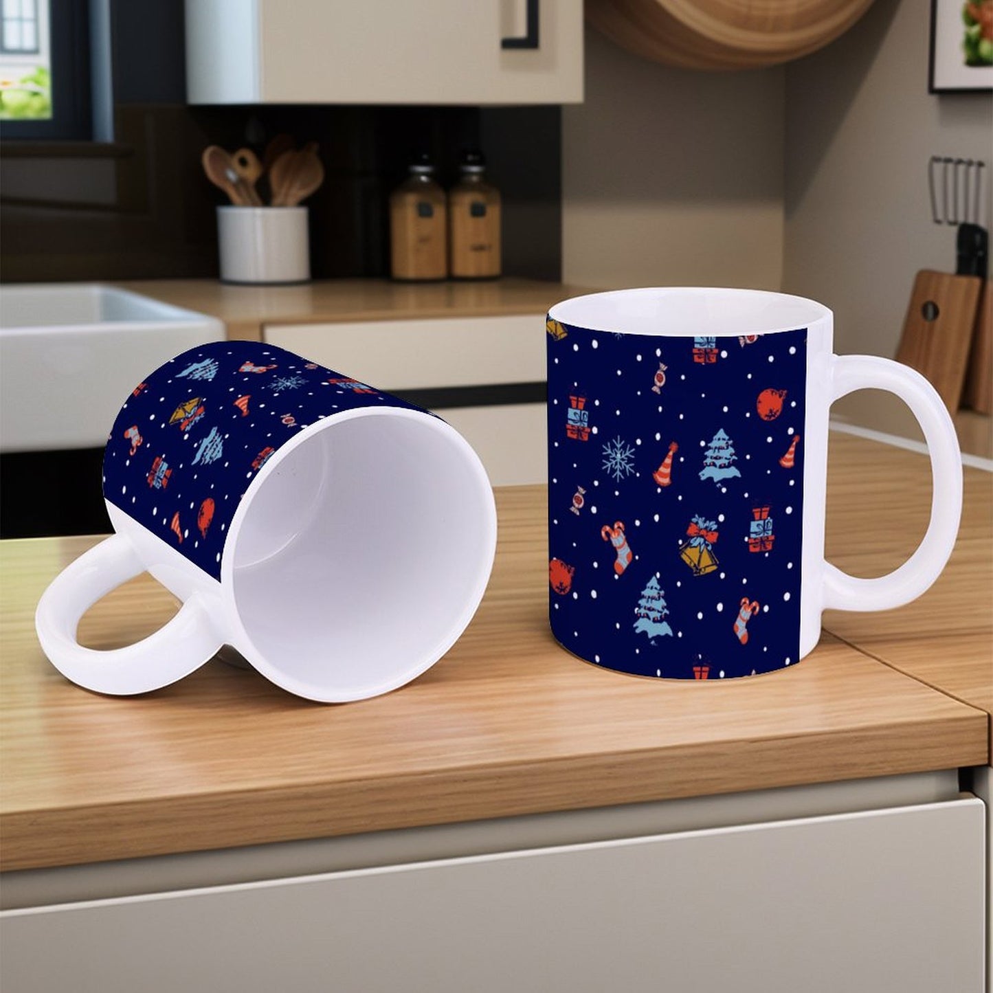 POD US Local White mug with full print, Christmas 0062