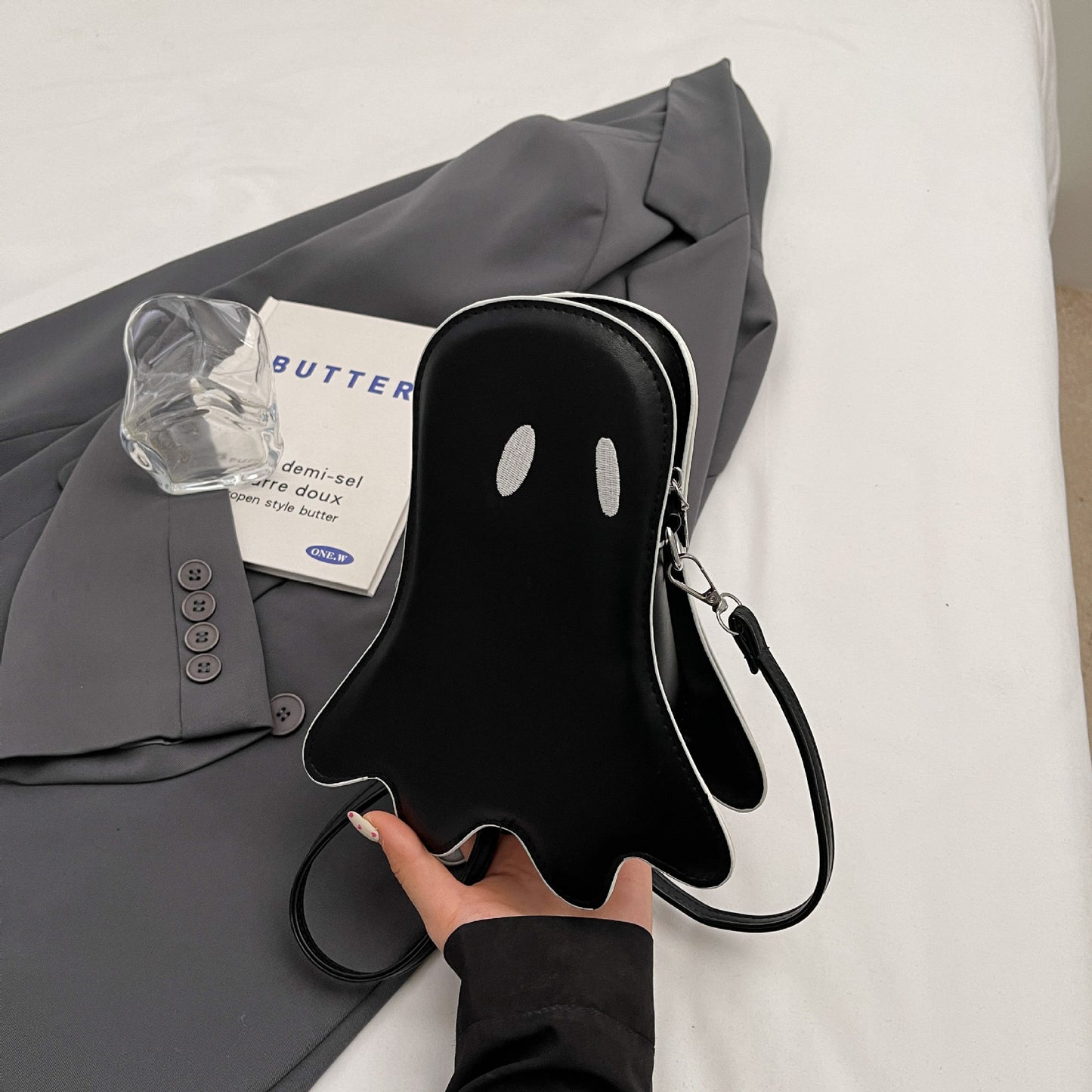 Women's Halloween Ghost Messenger Bag