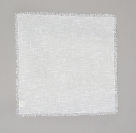 US Local Premium Cotton Napkins Set Of 4-20x20 Inch, Classic Hemstitch Dinner Napkins