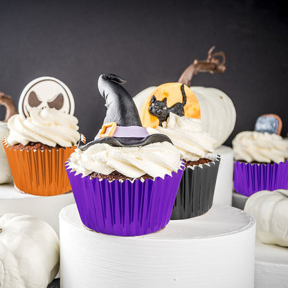 US Local 300 Pcs Halloween Foil Cupcake Liners
