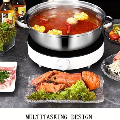 US Local High Quality Stainless Steel Steamer Set - Double-layer Thickened Design, Suitable For Induction Cookers And Gas Stoves - Perfect For Cooking And Hospitality, Durable Household Kitchen Utensils