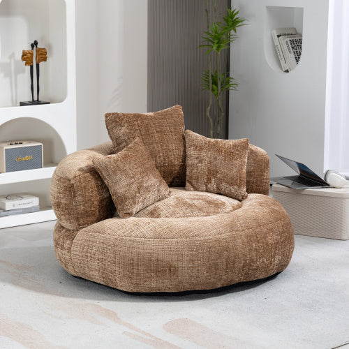 UK Local COOLMORE Lazy Sofa Durable Comfort Lounger High Back Bean Bag Chair Couch With Three Pillows For Adults And Kids, Indoor & Outdoor, Single Gaming Sofa Chair For Bedroom,Office