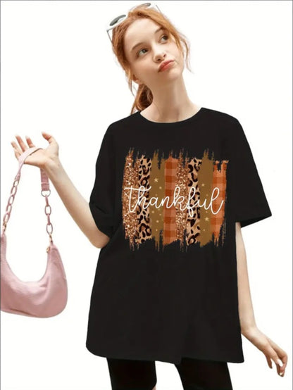 Women'S Halloween Themed T-Shirt, Crew Neck, Regular Fit, Sports Style, Summer Wear