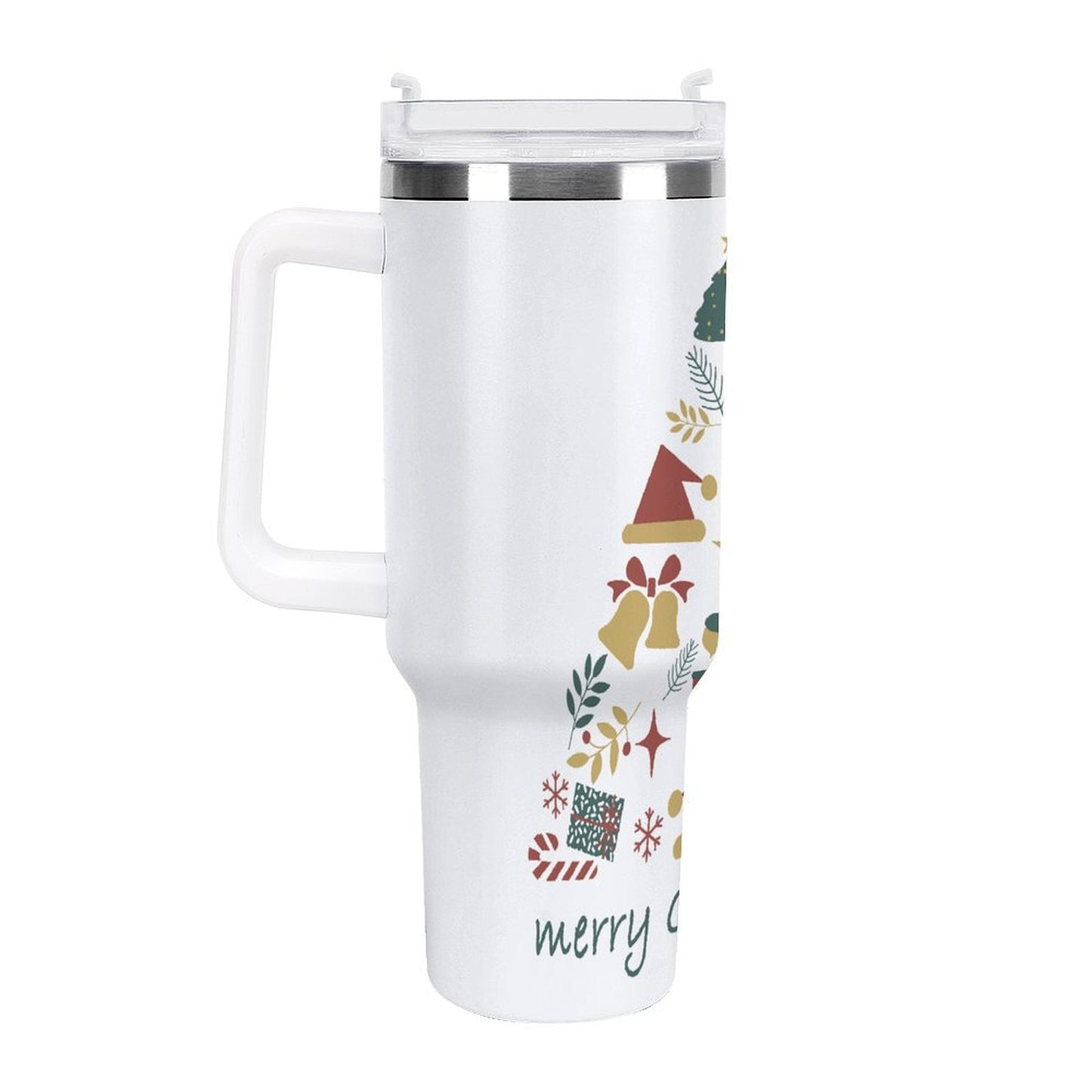 PHDT00320 POD US Local Tumbler 40 oz Large Capacity Car Cup Christmas Tree