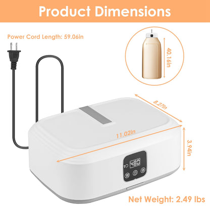 US Local 1Pc Portable Clothes Dryer Mini Dryer Foldable Dryer Machine With Timer UV Sterilization 2 Drying Modes Remote Control For Apartment Dorm RV Travel Home