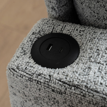 US Local Convertible Combination Sofa Sofa LShaped Sofa With Footstools With Storage WhiteBlack Sofa For Living Room, Living Room BedroomOfficeSmall Space 3Seater Combination Sofa