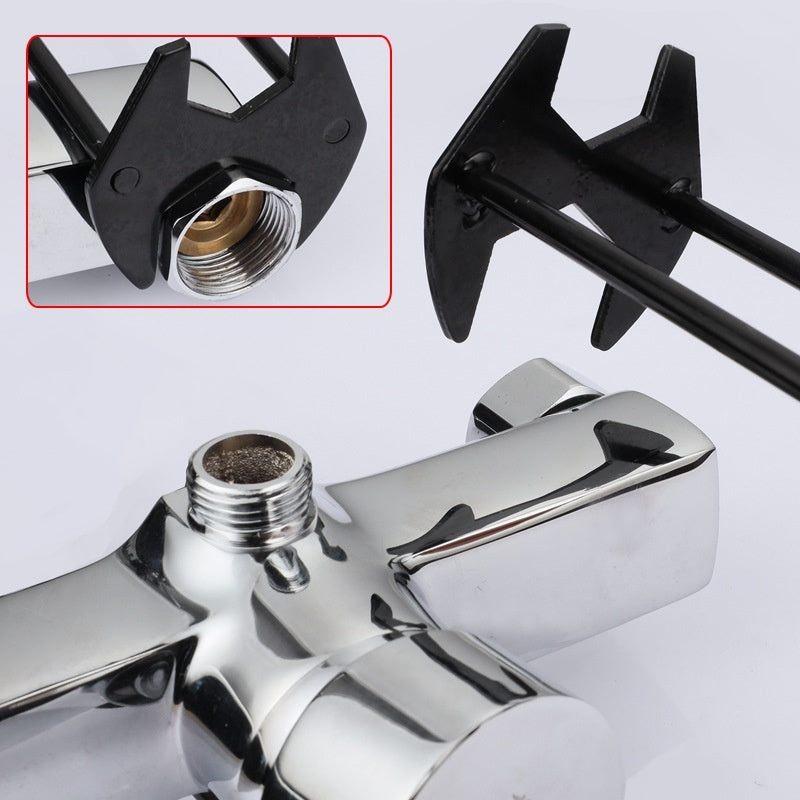 Multifunctional Kitchen And Bathroom Wrench Sink Faucet Four Claw Base 4 Points 6 Points Angle Valve Nut