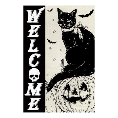US Local Halloween Garden Banner Day Of The Dead Flag Creative Ghost