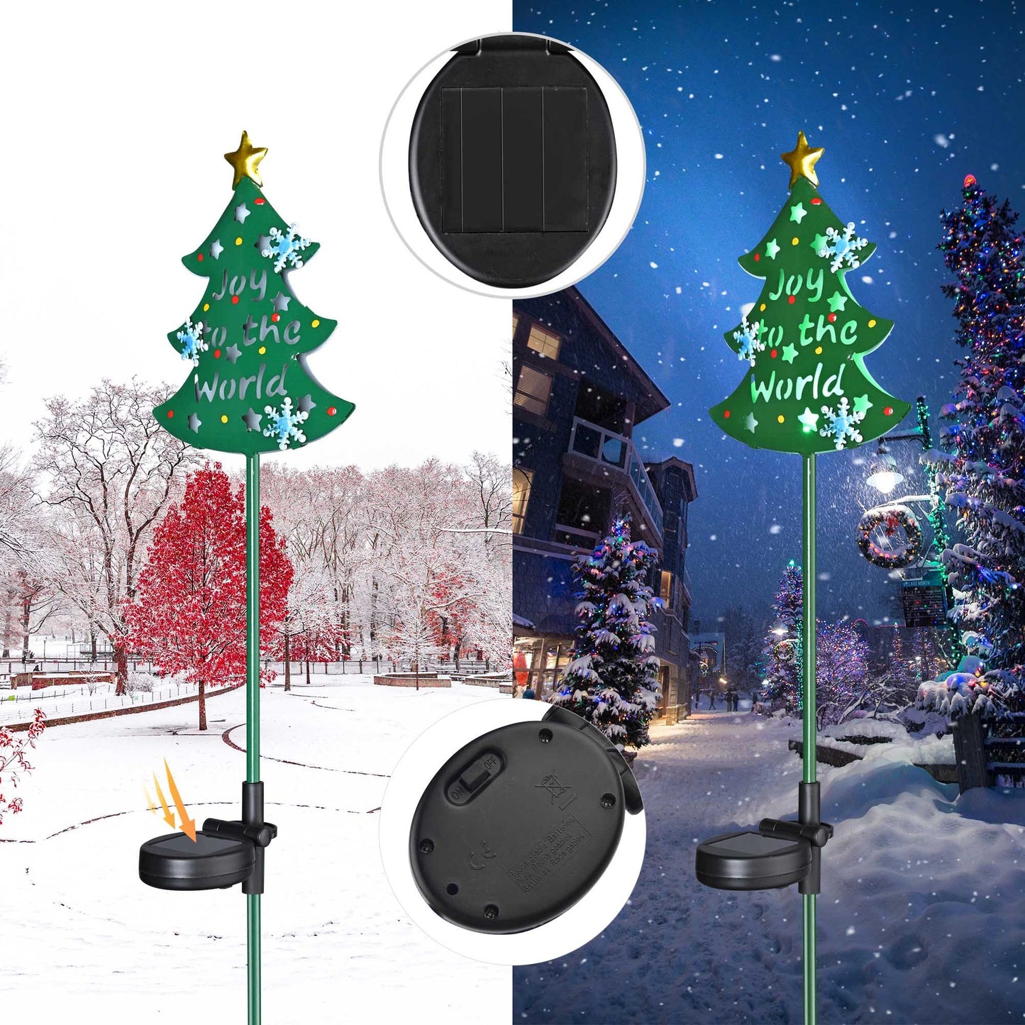 US Local Christmas Tree Solar Light