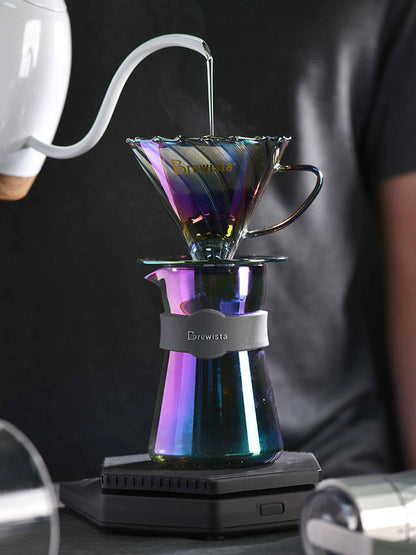 Heat Resistant Glass Hand Brew Coffee Filter Cup Sharing Pot