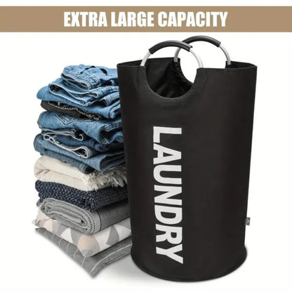 US Local 1 Gallon Waterproof Fabric Laundry Basket, Clothing Storage Basket, Household Storage Basket