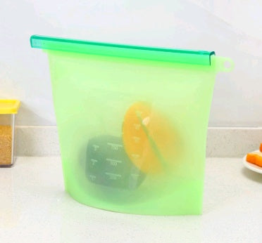 US Local Silicone fresh-keeping bag vacuum sealed bag food  storage bag refrigerator food fruit storage bag