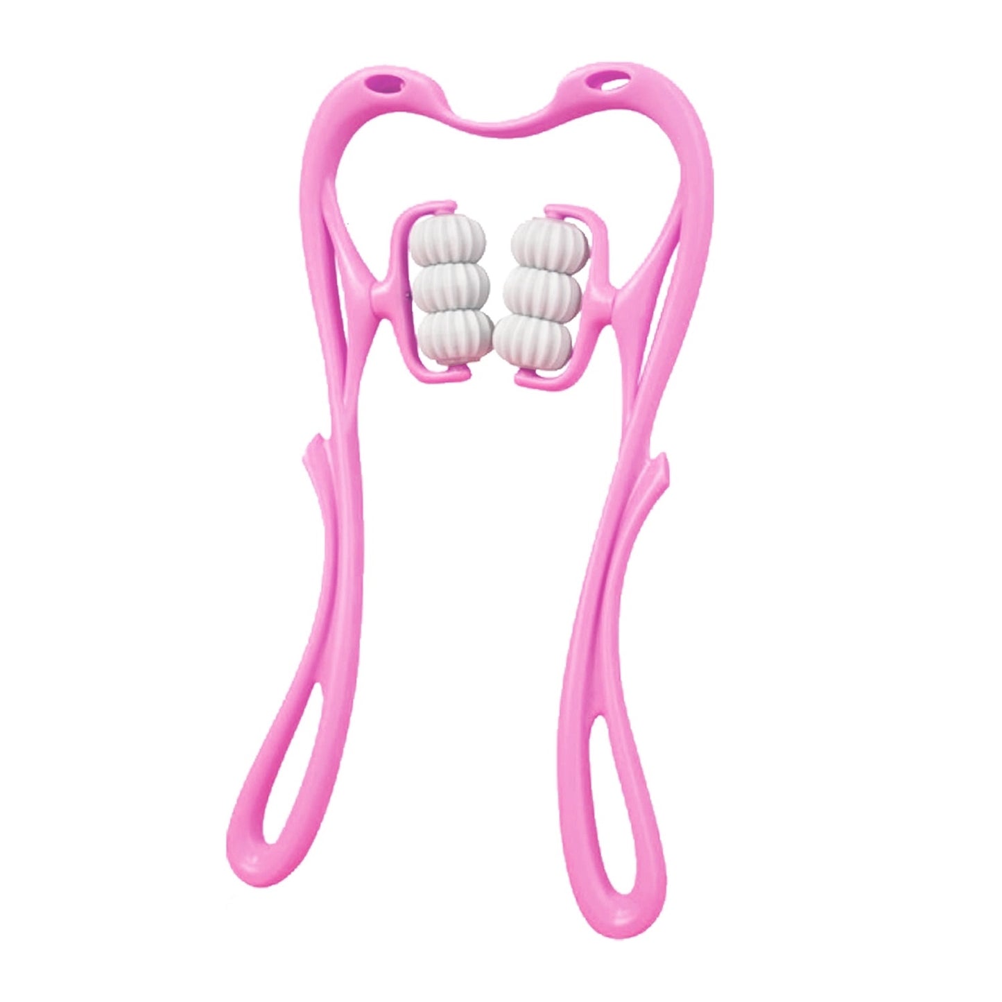 US Local 1 Pc Neck Roller Massager 360 Rotatable Trigger Point Roller Portable Massager With 6 Balls For Neck Leg Thigh Foot Pain Relief