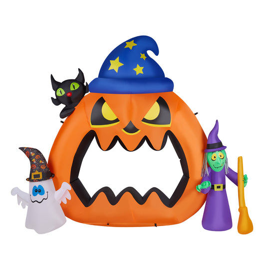 US Local 6.9ft Pumpkin  Inflatable Halloween Decoration