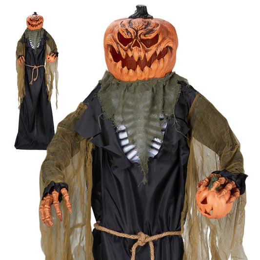 US Local 7ft Pumpkin Halloween Standing Decoration