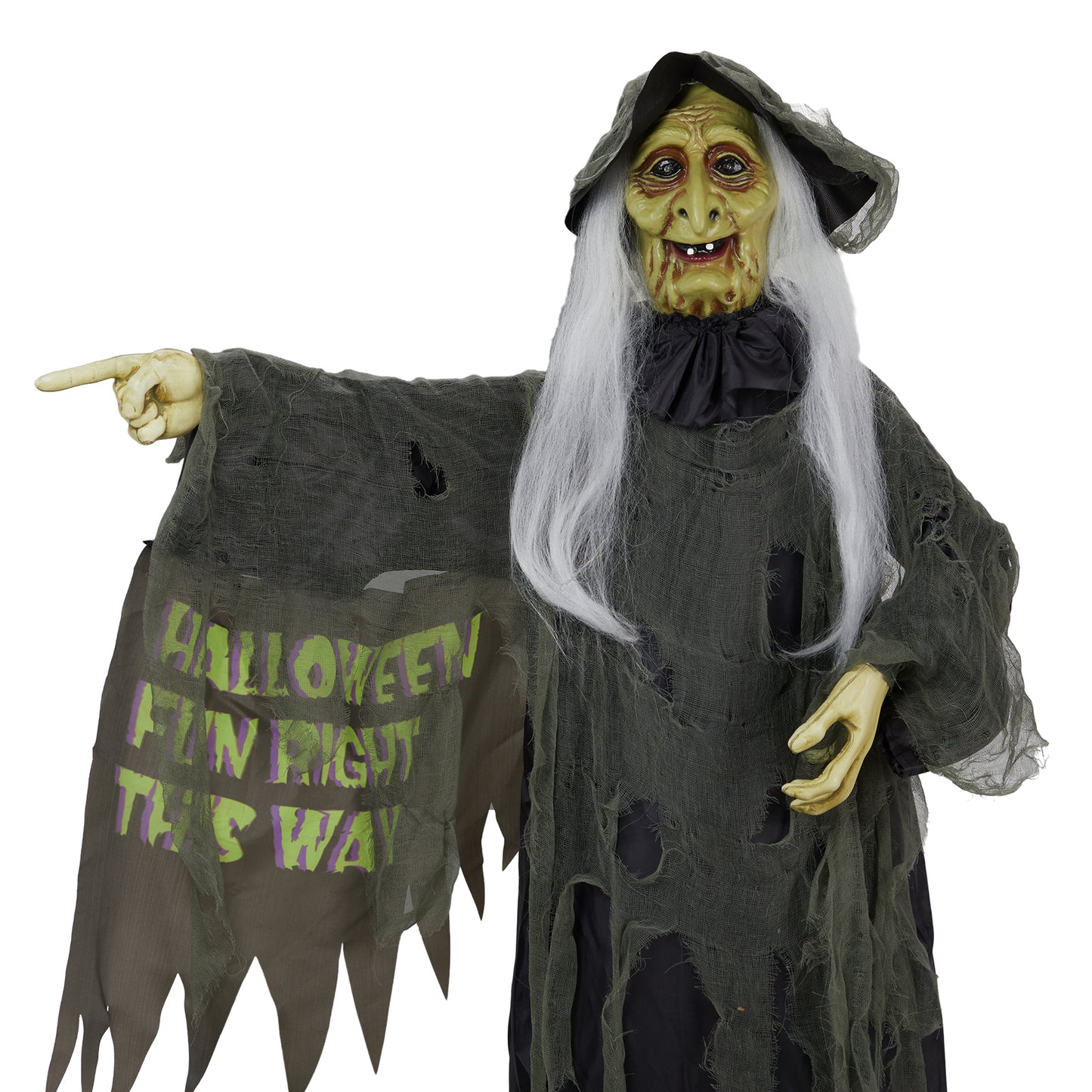 US Local 6ft Witch Halloween Standing Decoration